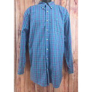 Southern Tide Mens XXL Classic Fit Button-Down Shirt Plaid